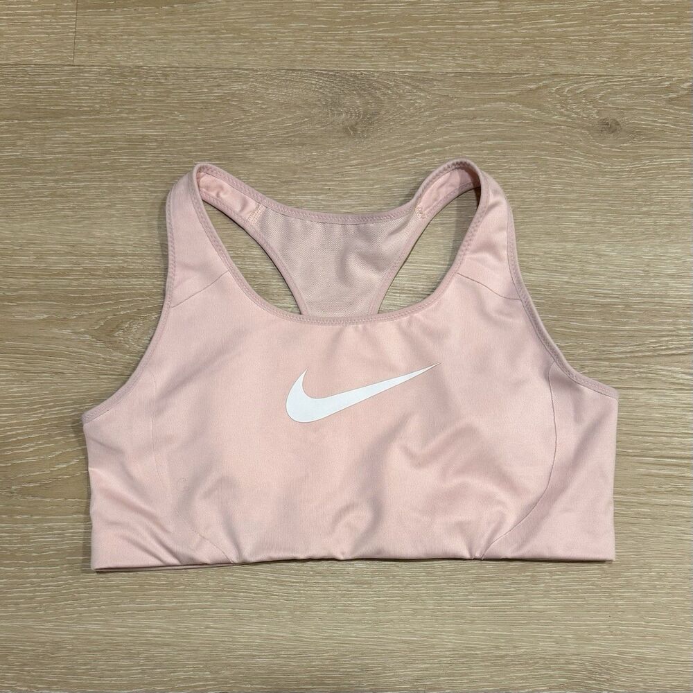 Nike Victory Shape Women High Support Sport Training Bra Pink Glaze SZ L# 548545